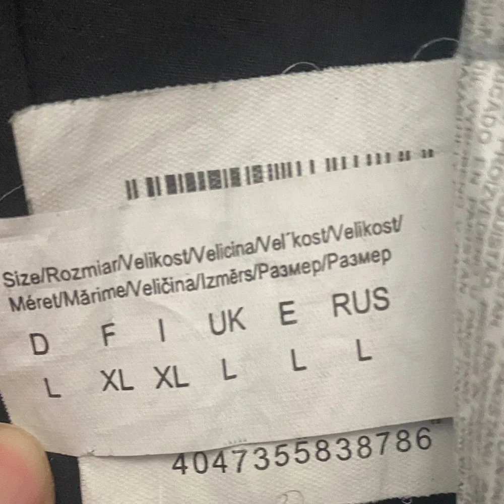 Mauritius Black Leather Moto Jacket Fitted Zip Biker EUC Size M - Picture 14 of 16